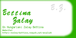 bettina zalay business card